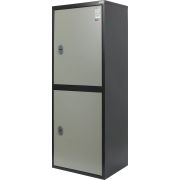 Шкаф металлический для документов AIKO «SL-125/2Т» ГРАФИТ, 1252х460х340 мм, 31 кг, сварной, S10799132502