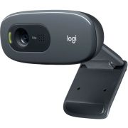 Веб-камера LOGITECH C270, 1/3 Мп, микрофон, USB 2.0, регулируемый крепеж, черная