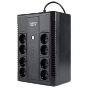 Источник бесперебойного питания SMARTWATT UPS SAFE PRO 650, 650 ВА (390 Вт), 8 розеток, 3703020270004