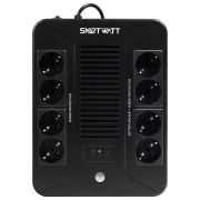 Источник бесперебойного питания SMARTWATT UPS SAFE PRO 1050, 1050 ВА (630 Вт), 8 розеток, 3703020270006