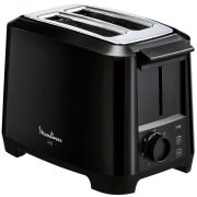 Тостер MOULINEX LT140811, 800 Вт, 2 тоста, 7 режимов, пластик, черный, 8010000210