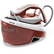 Парогенератор TEFAL SV8110E0, 2800 Вт, 6.3 Бар, постоянная подача пара 120 г/мин, паровой удар 420 г/мин, 1.8 л, белый/красный, 1830008618