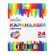 Карандаши цветные 24 цв. «Clipstudio», арт.228-155