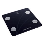 Весы напольные диагностические BRASSON (БРАССОН) FS-33D, 30x30 см, до 180 кг, 15 параметров, стекло, черные, 458447