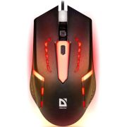 Мышь проводная DEFENDER Flash MB-600L, 800-1200 dpi, 4 кнопки + 1 колесо-кнопка, оптическая, черная, 52600