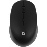 Мышь беспроводная DEFENDER Auris MB-027, USB, 3 кнопки + 1 колесо-кнопка, оптическая, черная, 52027