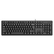 Клавиатура проводная A4TECH KK-3, USB, 104 кнопки, черная, 1530244