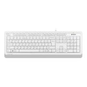 Клавиатура проводная A4TECH Fstyler FK10, USB, 104 кнопки, белая, 1147536