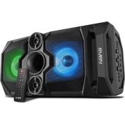 Колонка портативная SVEN PS-655, 50 Вт, TWS, Bluetooth, FM, USB, microSD, LED-дисплей, пульт, черная, SV-020163