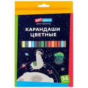 Карандаши цветные 36 цв. «ArtSpace» Космонавты, 36_009