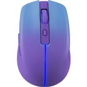 Мышь беспроводная бесшумная DEFENDER Mystery MM-301 LED, 5 кнопок + колесо-кнопка, фиолетовая, 52301
