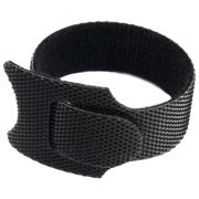 Хомуты-липучки 125x11 мм, на основе ленты Velcro, CABLEXPERT, черные (12 шт.), VT-125x11BK