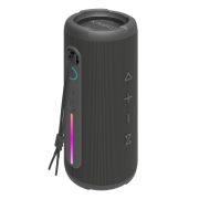 Колонка портативная KAIGO (КАЙГО) BT30T, 30 Вт, Bluetooth, USB, Micro SD, AUX, RGB, TWS, IPX7, черная, 514226