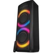 Колонка портативная SVEN PS-710, 100 Вт, TWS, Bluetooth, FM, USB, microSD, LED-дисплей, черный, SV-021696