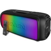 Колонка портативная SVEN PS-860, 100 Вт, TWS, Bluetooth, FM, USB, microSD, черный, SV-022518
