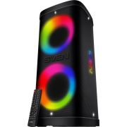Колонка портативная SVEN PS-930, 150 Вт, TWS, Bluetooth, FM, USB, microSD, LED-дисплей, черный, SV-022402