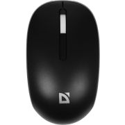 Мышь беспроводная DEFENDER Smart MM-396, 1600 dpi, 2 кнопки + 1 колесо-кнопка, оптическая, черная, 52396