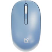Мышь беспроводная DEFENDER Smart MM-396, 1600 dpi, 2 кнопки + 1 колесо-кнопка, оптическая, синяя, 52397