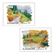 Альбом  40 л., А4, скрепка, Brauberg «Родные просторы», 103729
