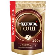 Кофе молотый в растворимом NESCAFE «Gold» 190 г, сублимированный, 12403031