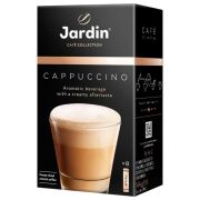 Кофе растворимый порционный JARDIN «3 в 1 Капучино», КОМПЛЕКТ 8 пакетиков по 18 г, 1690-10