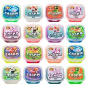 Слайм МИКС, 50 г, АССОРТИ, 8 видов, JOLLY JOT (ДЖОЛЛИ ДЖОТ), 667320