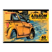 Альбом  40 л., А4, спираль, Brauberg «Форсаж» 105106