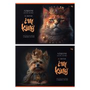 Альбом для рисования 40л., А4, скрепка BG «The King», арт. 58156