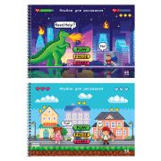 Альбом  для рисования 48 л., А4, спираль, «ArtSpace» Стиль. Игра, 51148