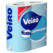 Бумага туалетная «Veiro» домашняя, 2-сл. (4рул)