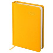 Ежедневник датированный А6 «Brauberg» Select, балакрон, желтый, арт.112926