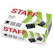 Зажим 41 мм «Staff» черный, 224609