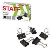 Зажим 19 мм «Staff» черный, 224606