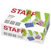 Зажим 41 мм «Staff» цветные, арт. 225159