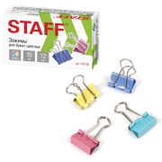 Зажим 19 мм «Staff» цветной, 225156