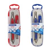 Готовальня, 3 предмета «Brauberg» Extra, арт.210685