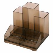 Подставка-органайзер «Brauberg» CONTRACT, 109*95*101,5 мм, 5 отделений, тонированная, 230994