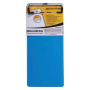 Доска-планшет А6 «BRAUBERG» «Espresso» (д/счетов,заказов) 10,0*22,8см, пластик, 2мм, синяя, 232234