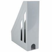 Файл-лоток вертикальный 1 секция BRAUBERG «Contract» (260х85х300 мм), серый,230887