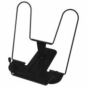 Подставка для книг и учебников BRAUBERG LINE+, металлическая, черная, 238214