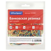 Резинки для денег, 100 г «Office Space» цветные, диаметр 80 мм, 17956