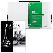 Тетрадь, 120 л., А5, на кольцах, «Hatber», клетка Paris