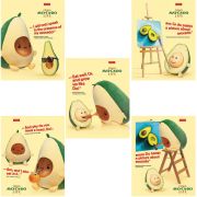 Тетрадь, 48 л. А5, скрепка, клетка «Hatber» AvoCaDo life