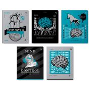 Тетрадь, 48 л, А5, скрепка, клетка «БиДжи» Mind control, 59403