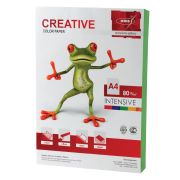 Бумага CREATIVE color (Креатив) А4, 80г/м, 100 л. интенсив зеленая, БИpr-100з