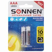 Элемент питания LR03 «Sonnen» Alkaline 2BL