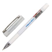 Ручка шариковая «STAFF»  Profit Chrome-X, маслянная основа 0,35 мм, белый корпус, синяя, 142985