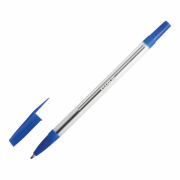 Ручка шариковая «STAFF» Basic BP-03, СИНЯЯ, корпус прозрачный, узел 1 мм, 143742