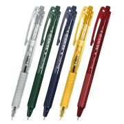 Ручка шариковая автоматическая «Brauberg» CLASSIC DARK COLOR, СИНЯЯ, с гриппом, узел 0,5 мм, 144469