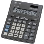 Калькулятор CITIZEN настольный Correct D-314, 14 разрядов, двойное питание, 155x205мм, черный